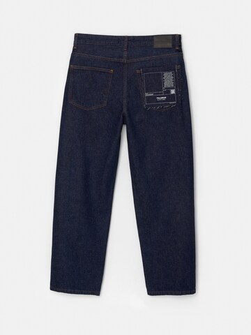 Pull&Bear Loosefit Jeans in Blau