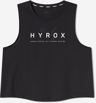 PUMA Sportski top 'HYROX Triblend' u crna / bijela, Pregled proizvoda