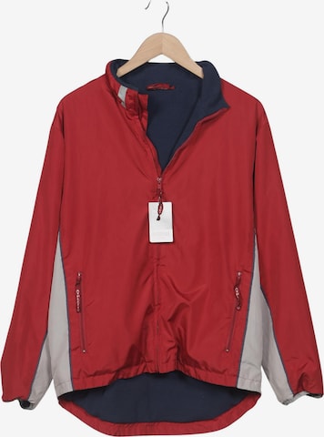 Athletic Vintage Jacke L in Rot: Vorderseite