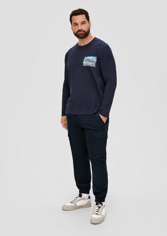 s.Oliver Tapered Cargo Pants in Blue