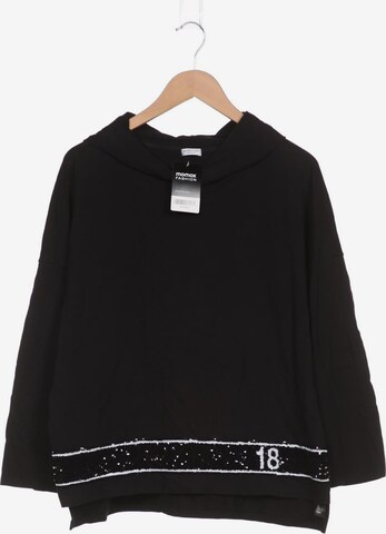 MARGITTES Sweatshirt & Zip-Up Hoodie in XL in Black: front