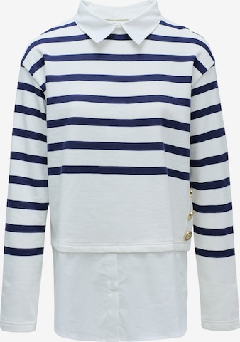 Pull-over Salsa Jeans en blanc : devant