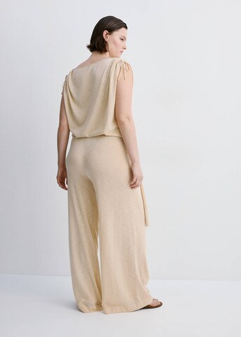 MANGO Regular Hose 'Ventura' in Beige