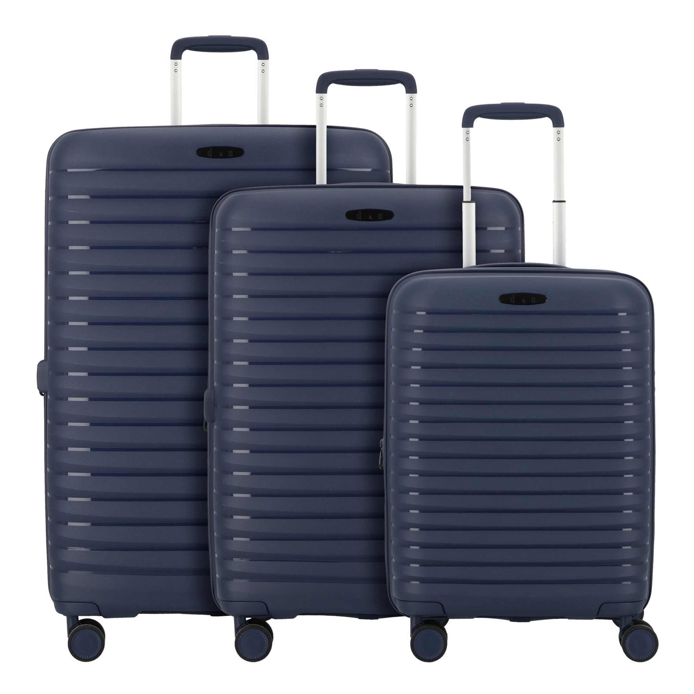 Ensemble de bagages D&N en bleu : devant