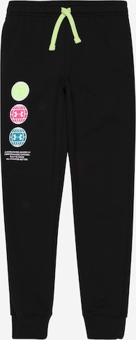 UNDER ARMOUR Tapered Workout Pants 'Rival Anaml' in Black: front