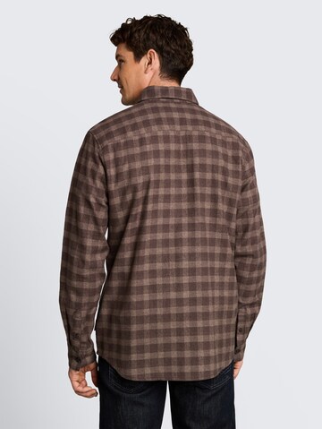 TOM TAILOR Regular Fit Hemd in Braun