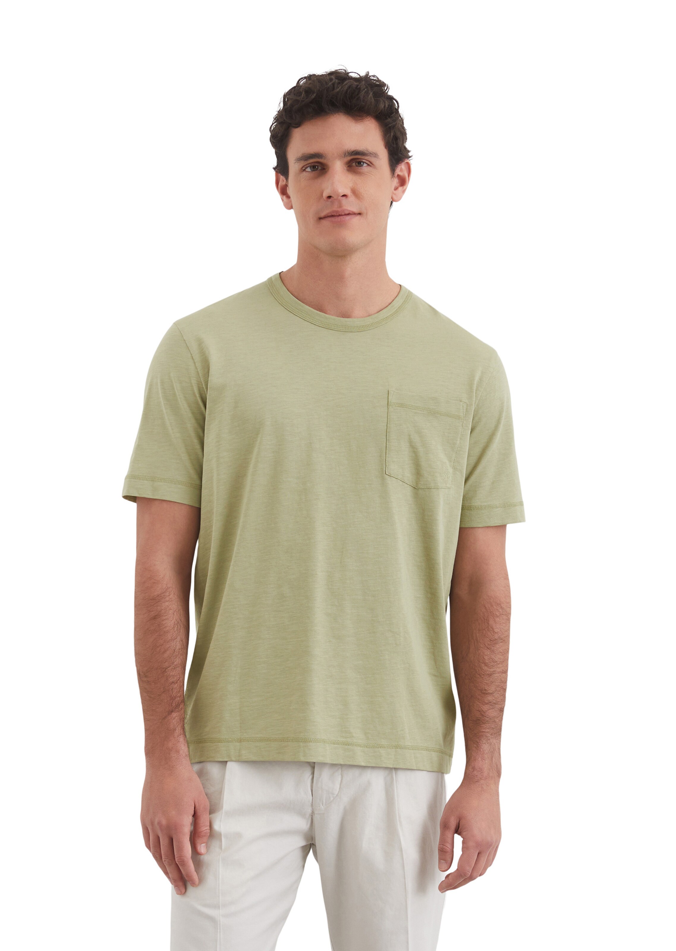 Marc O'Polo T-Shirt in Grün: Vorderseite