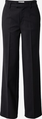 PULZ Jeans Широкий Плиссированные брюки 'BINDY' в Черный: спереди
