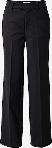 PULZ Jeans Spodnie w kant 'BINDY' w kolorze czarny: przód