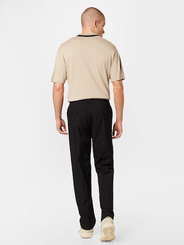 WEEKDAY Regular Pleated Pants 'Lewis' in Black