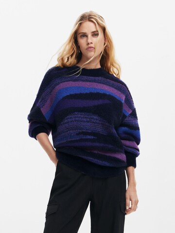 Pull-over Desigual en violet : devant