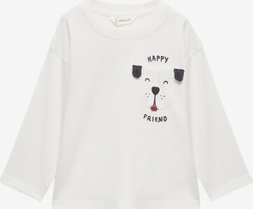 MANGO KIDS Tričko 'PUPPY' - biela: predná strana