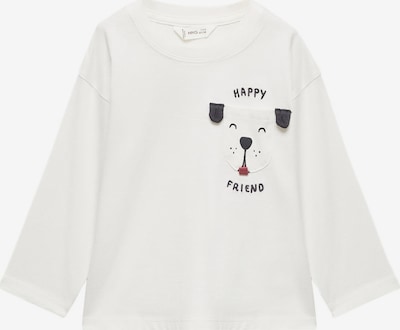 MANGO KIDS Shirt 'PUPPY' in rot / schwarz / offwhite, Produktansicht