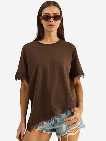 Bianco Lucci Shirt in Brown: front