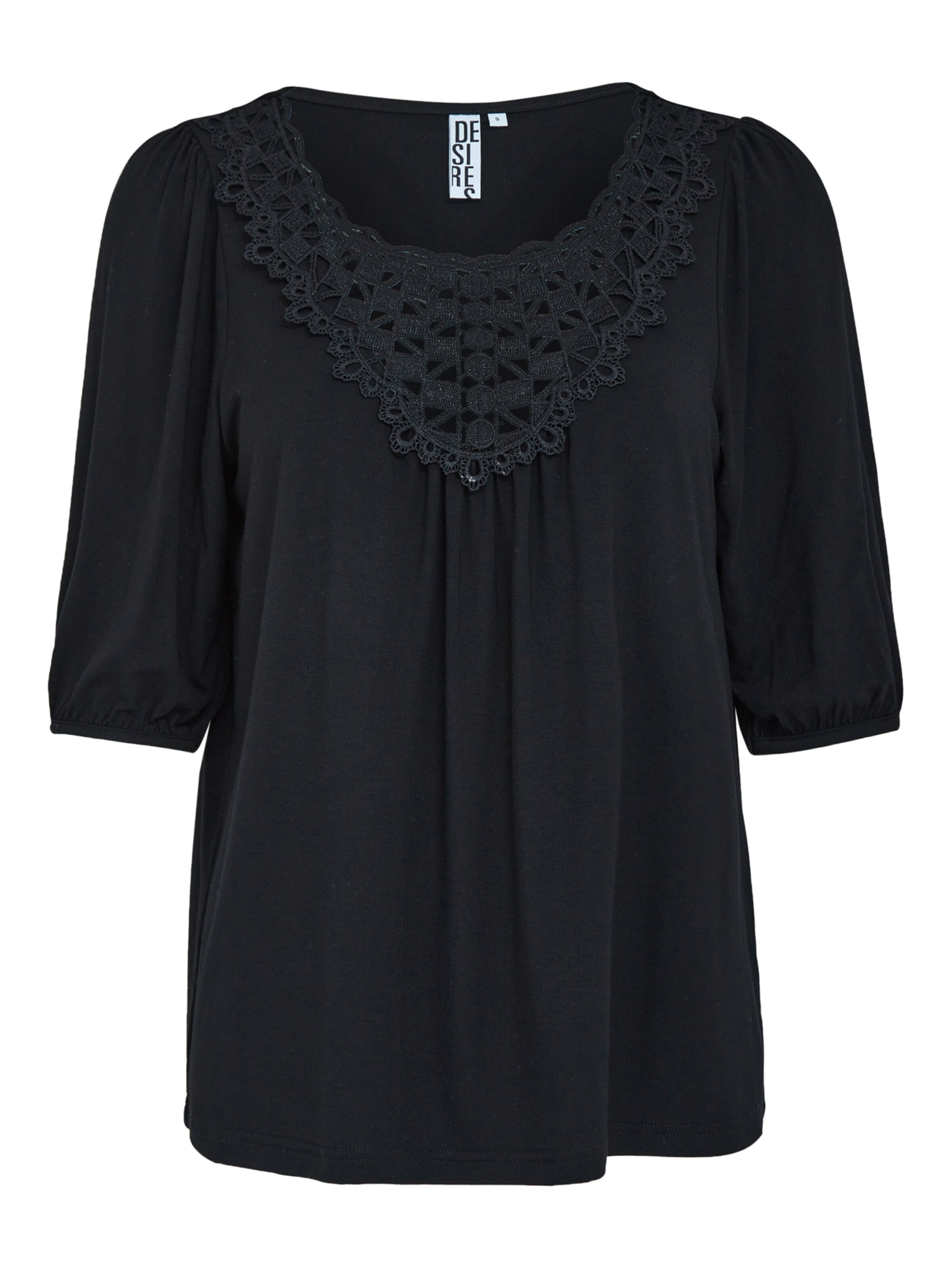 DESIRES Shirts 'Augusta' i sort: forside