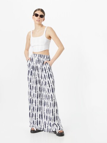 Nasty Gal Wide leg Broek in Blauw