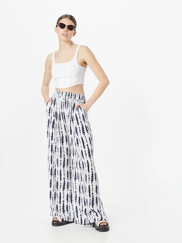 Nasty Gal Wide Leg Hose in Blau