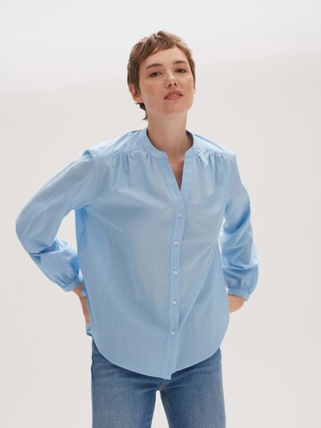 Camicia da donna 'Fapina' di OPUS in blu: frontale