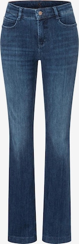 MAC Bootcut Jeans in Blauw: voorkant