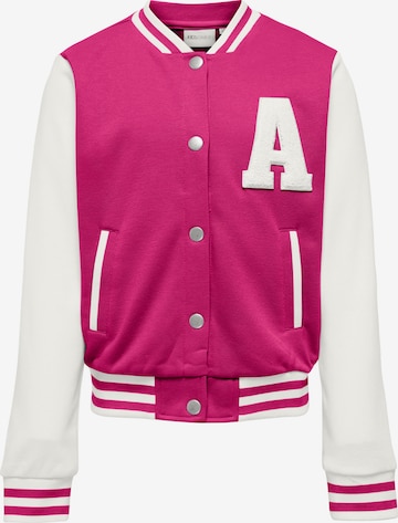 Veste mi-saison 'Rocky' KIDS ONLY en rose : devant