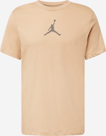 Jordan Shirt 'Jumpman' in Beige: voorkant