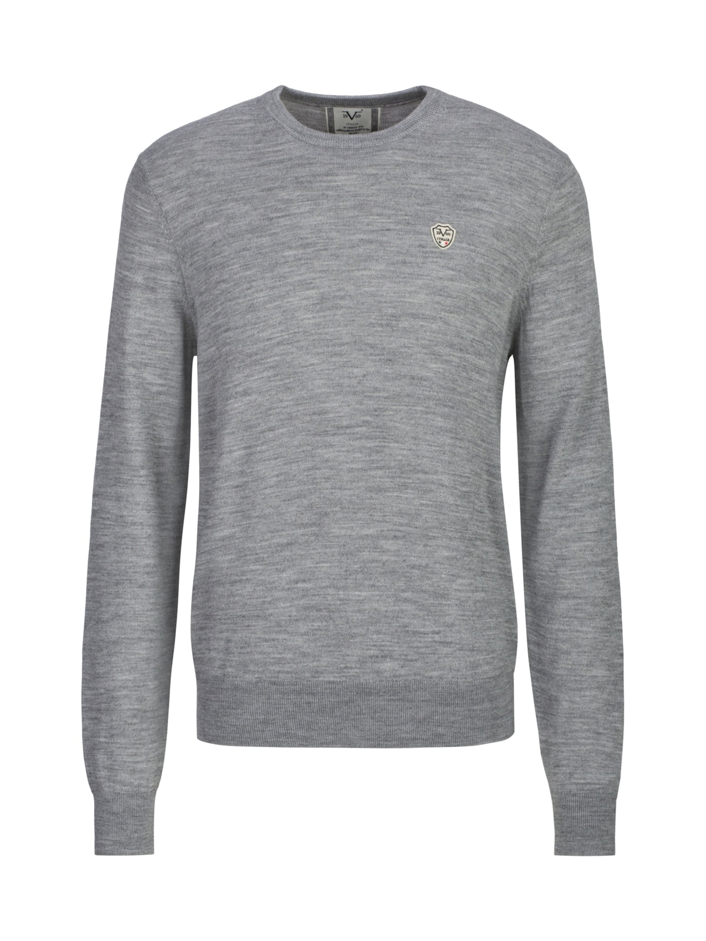 19V69 ITALIA Sweater 'Clint' in Grey: front