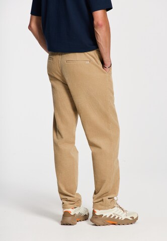 Shiwi Regular Broek 'Alan Corduroy' in Beige