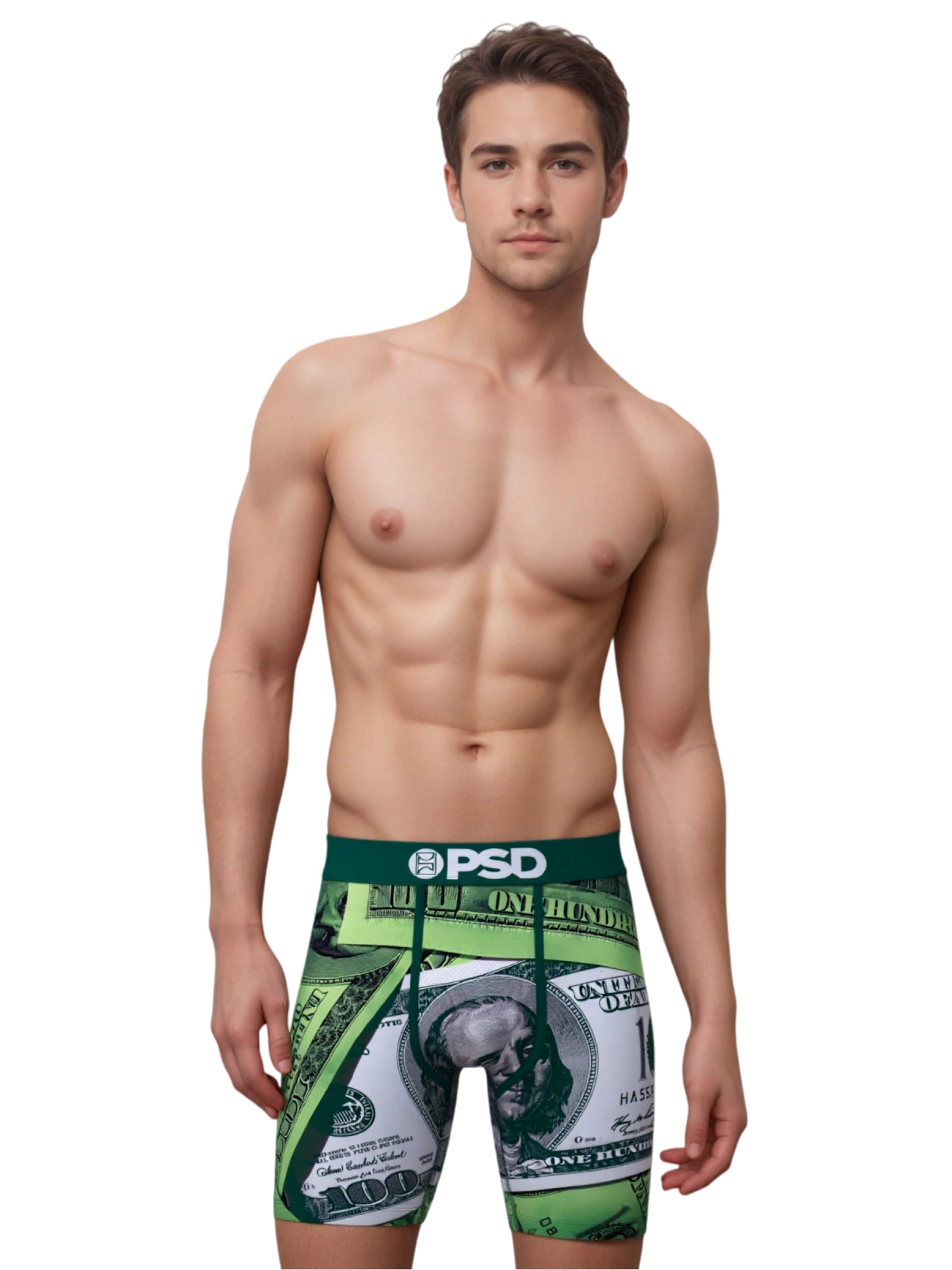 Boxer 'GREEN BENS' di PSD in colori misti: frontale