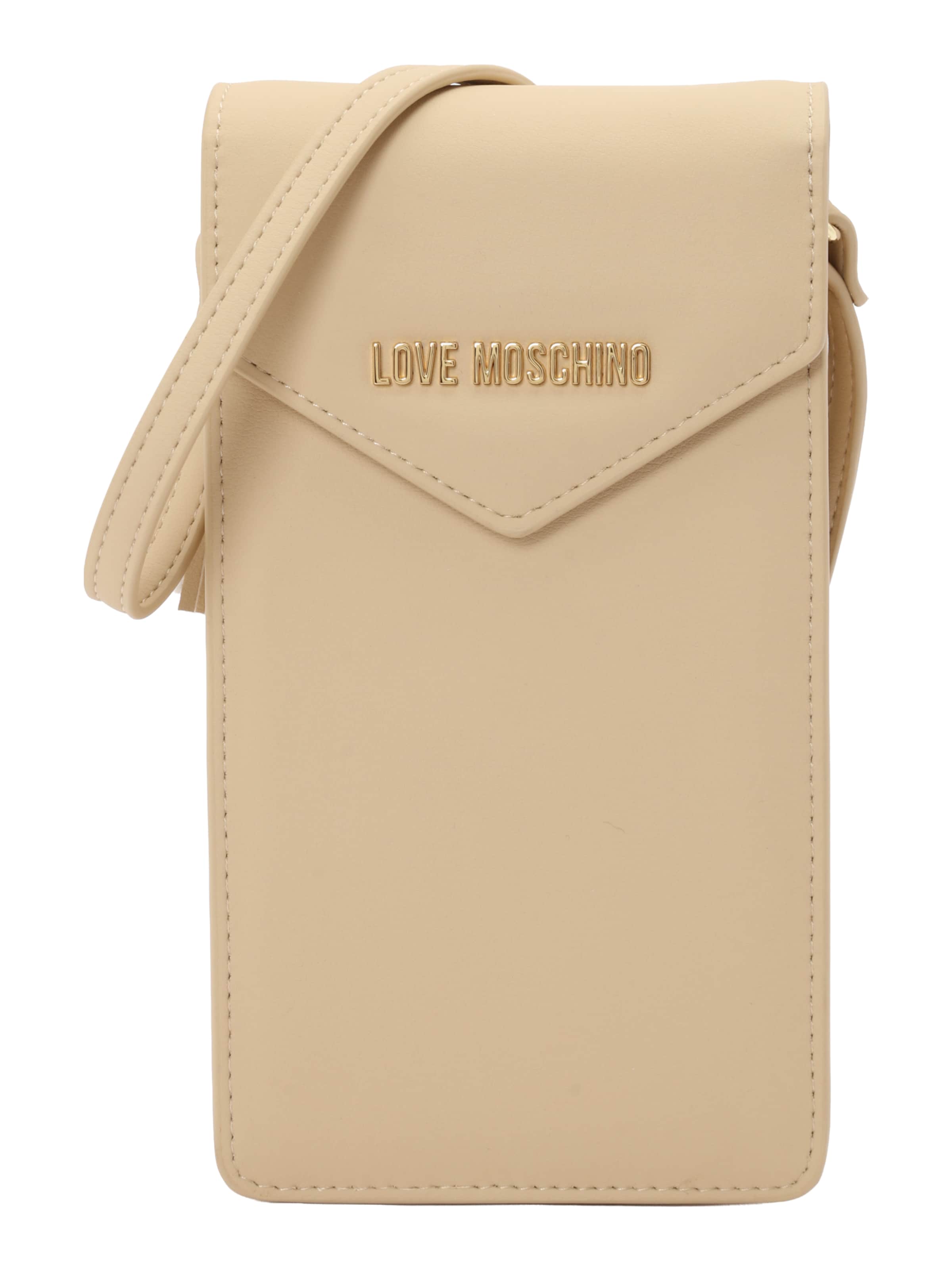 Love Moschino Crossbody Bag in Beige: front