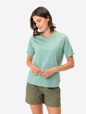 VAUDE Functioneel shirt 'Mineo' in Groen: voorkant