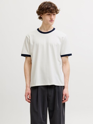 T-Shirt JACK & JONES en blanc : devant