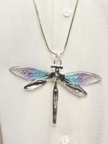 Luxenter Necklace 'Rebi' in Grey