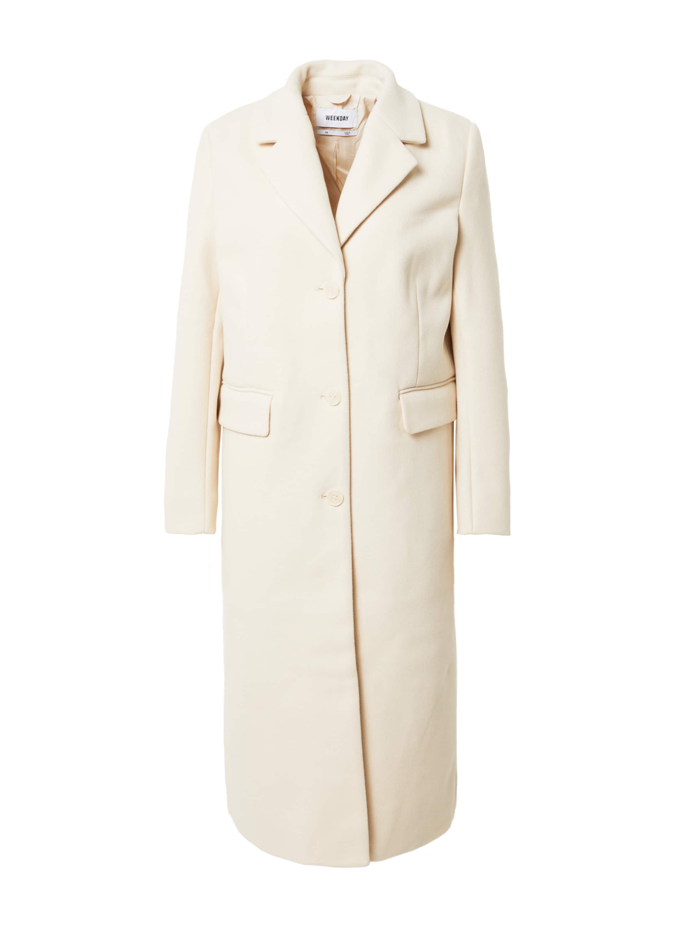 bēšs WEEKDAY Starpsezonu mētelis 'Daphne': no priekšpuses