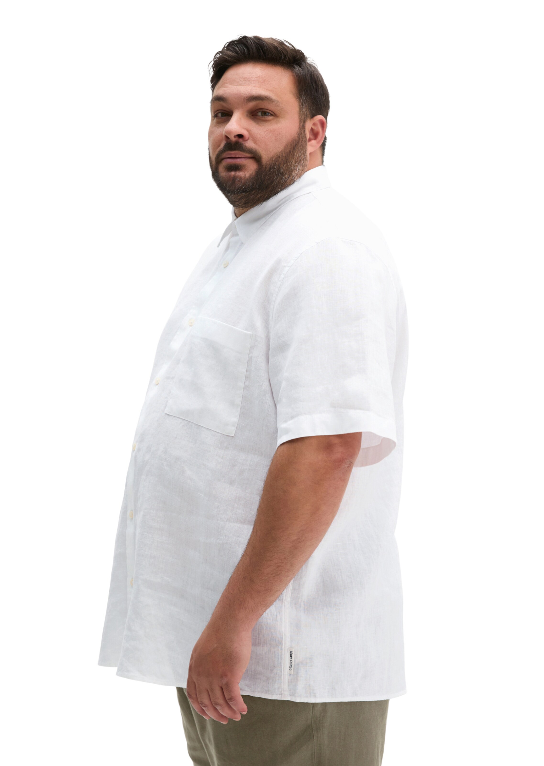 Marc O'Polo Regular Fit Hemd in Weiß