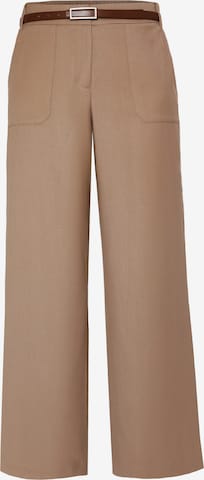 smėlio TATUUM Plačios klešnės Kelnės: priekis