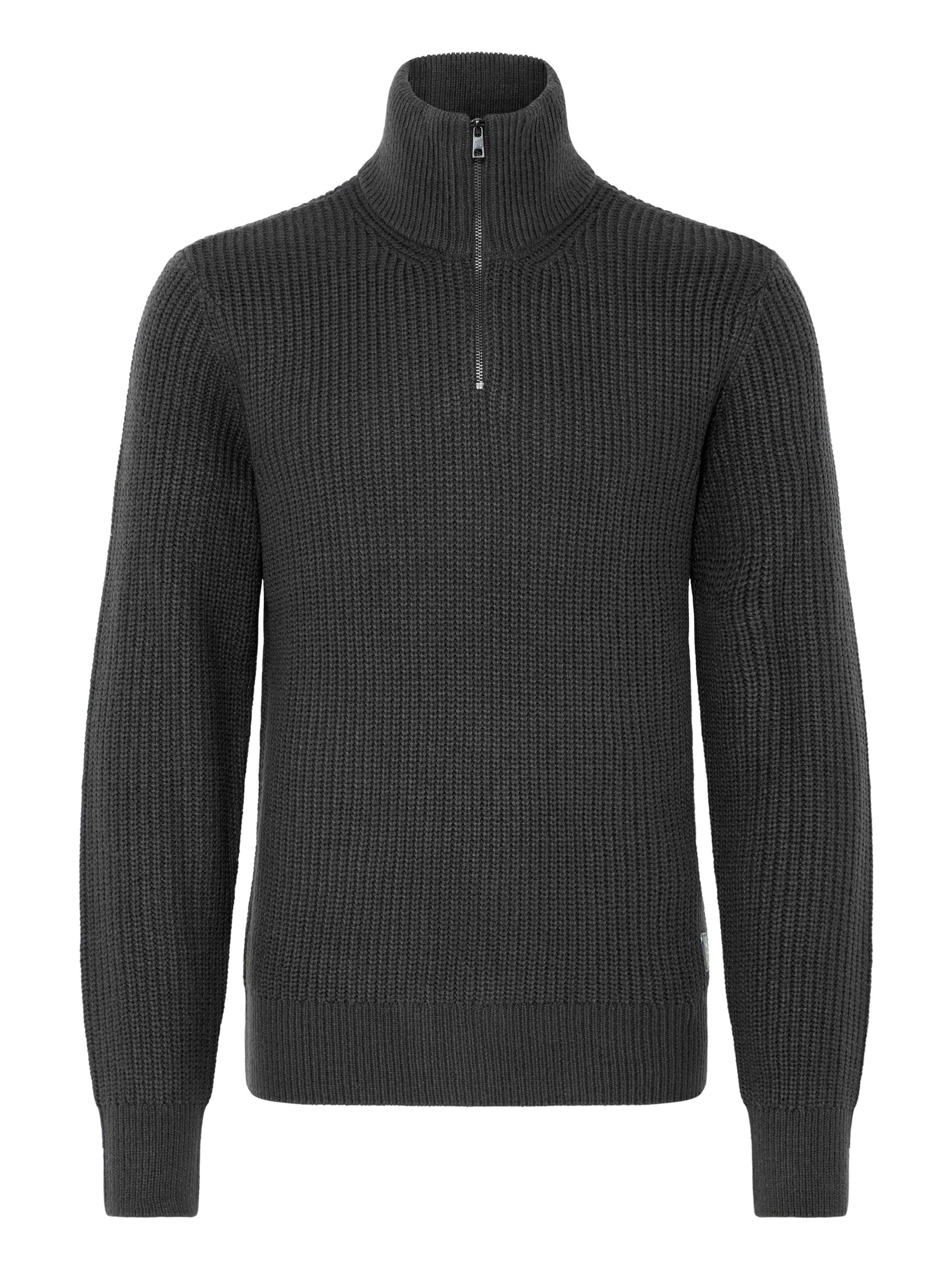 Pull-over ' BHMRibe ' BLEND en gris : devant