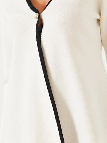 Bianco Lucci Gebreid vest in Wit