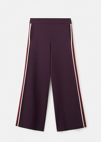 MANGO Wide leg Pants 'Barneda' in Red