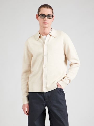 JACK & JONES Kardigán 'JPRBLAMILANO SPRING' - fehér: elől