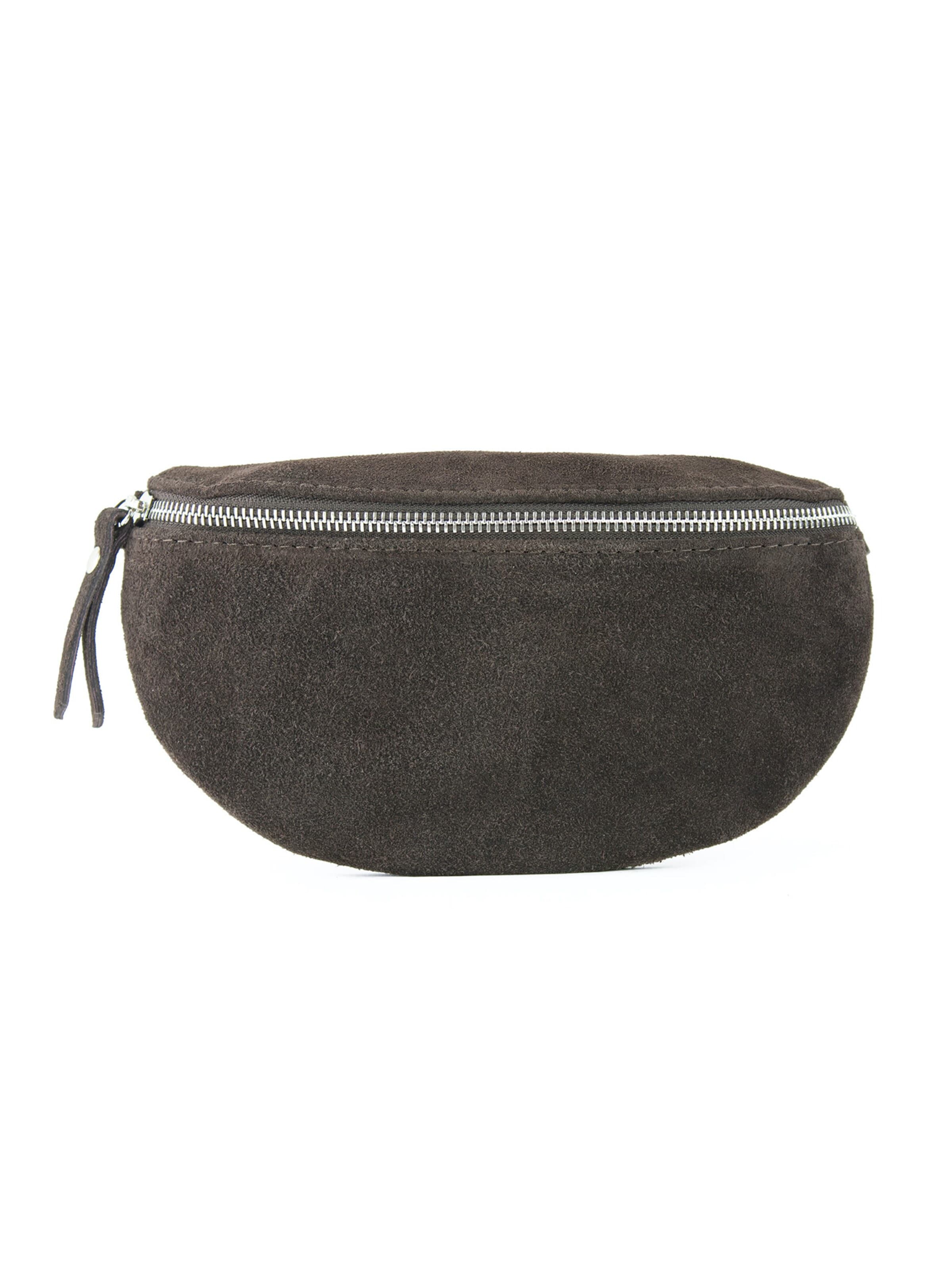 lePelou Fanny Pack 'VALENTINA small' in Brown: front