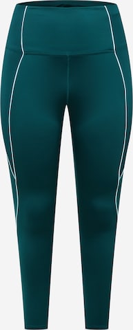 Skinny Pantalon de sport 'Workout Ready' Reebok en vert : devant