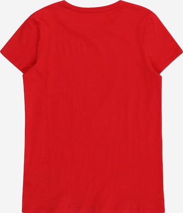GUESS T-shirt i röd