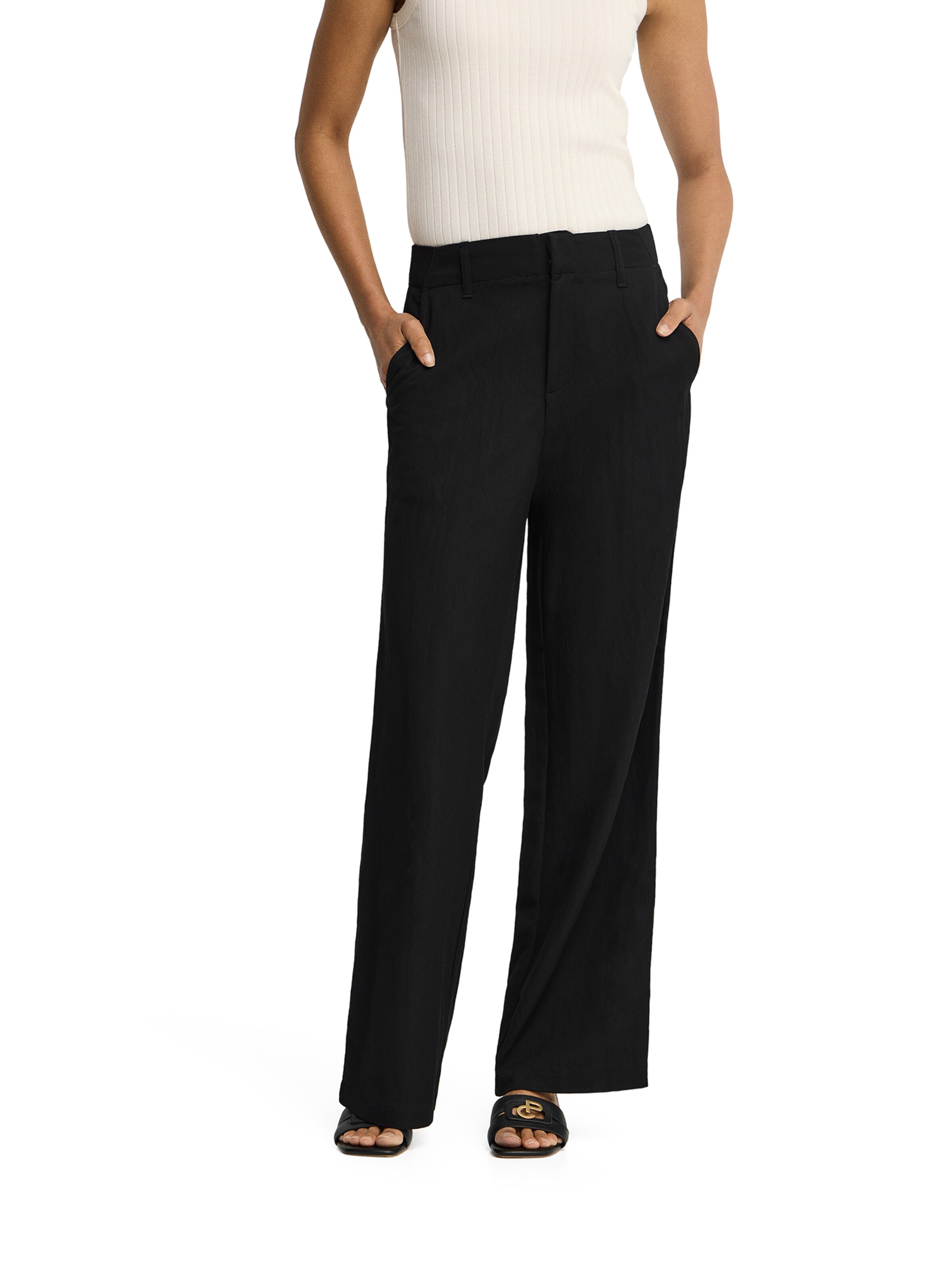 Polo Club Loose fit Pants in Black: front