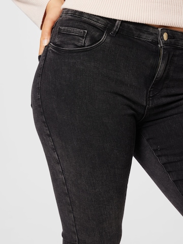 ONLY Carmakoma Skinny Jeans 'THUNDER' in Grijs