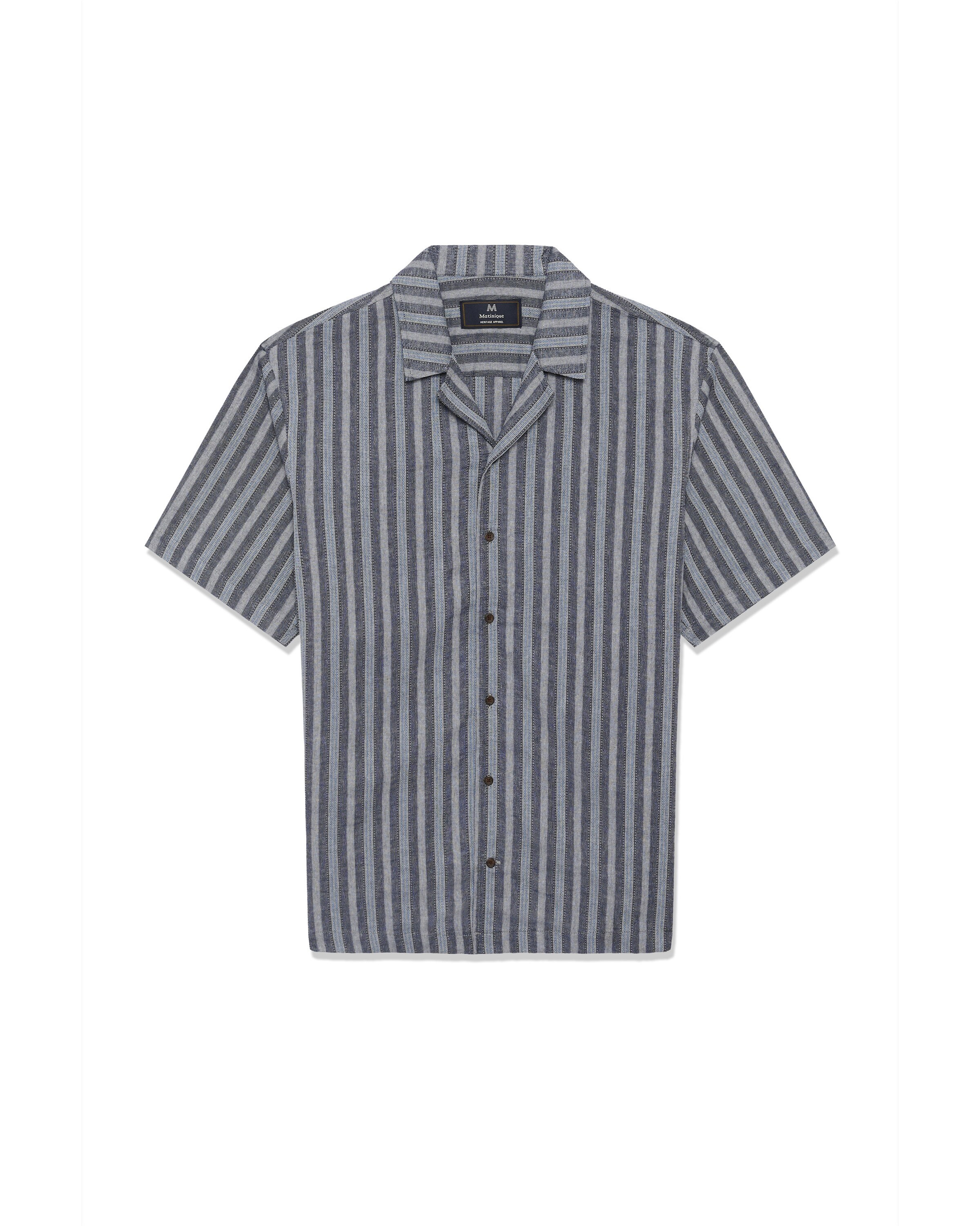 Matinique Regular Fit Hemd 'MAbrayden' in Blau: Vorderseite