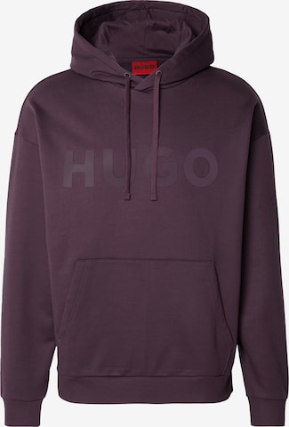 HUGOSweater majica 'Ditchle' - ljubičasta boja: prednji dio