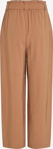 VILA Wide leg Pleat-Front Pants 'Karen' in Brown