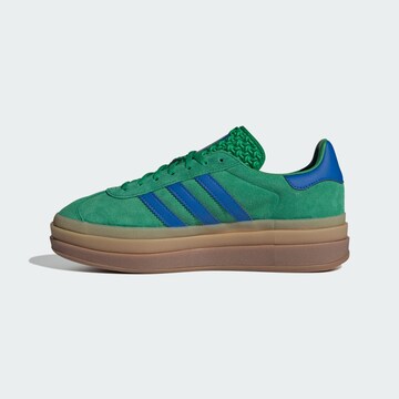 ADIDAS ORIGINALS Ниски маратонки 'Gazelle Bold' в зелено