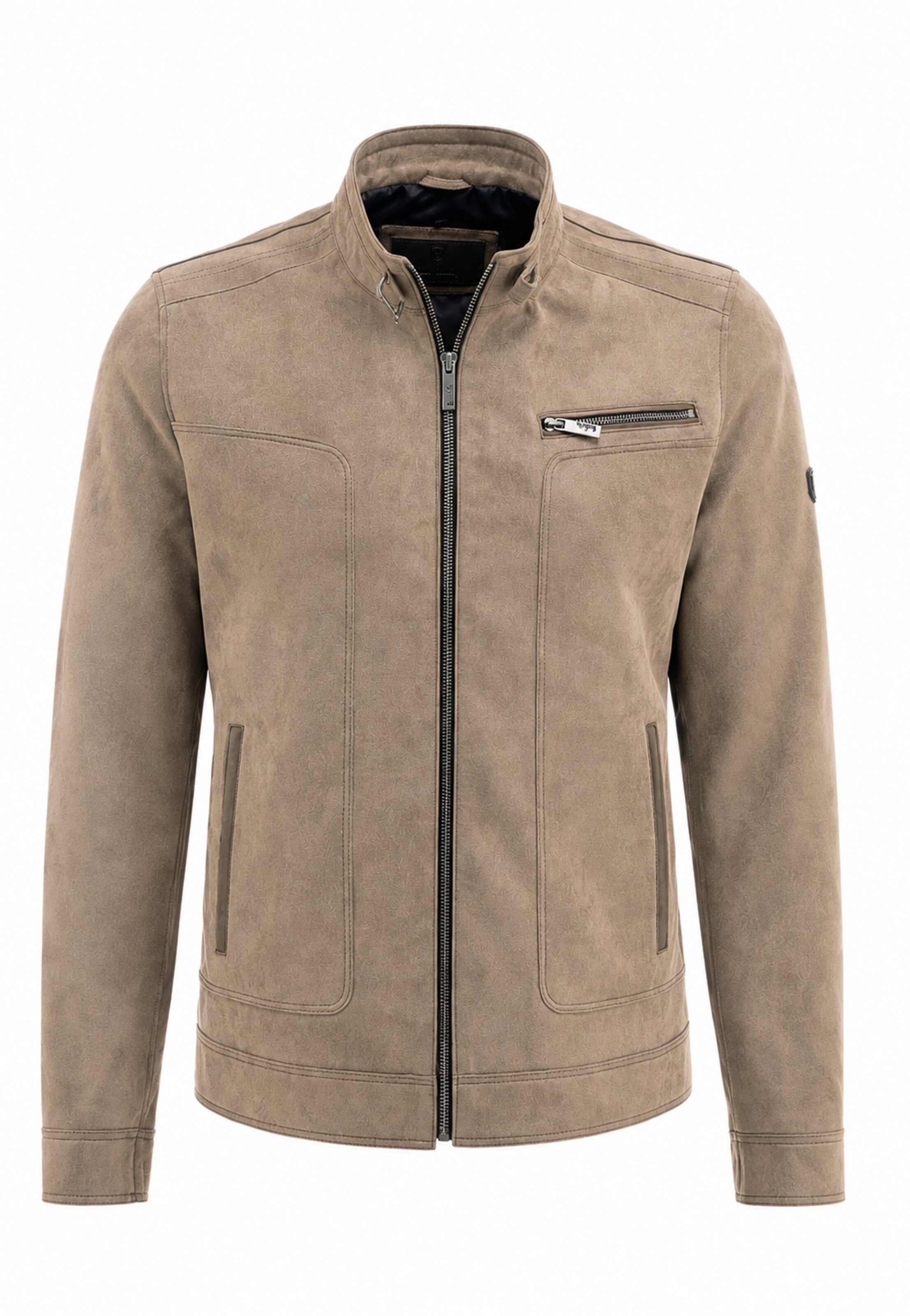 PIERRE CARDIN Freizeitjacke in Braun: Vorderseite