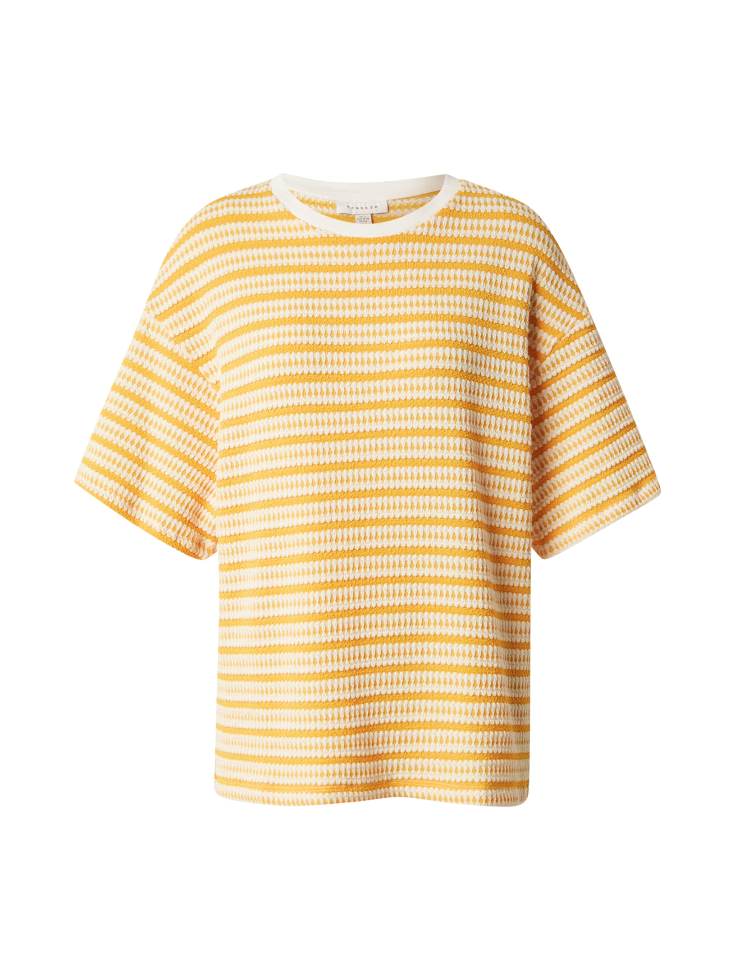 TOPSHOP Shirt in Yellow: front